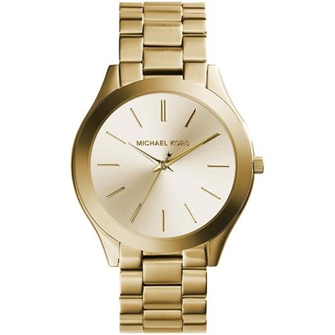 michael kors mk3149|Michael Kors slim runway gold.